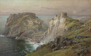 Tintagel, 1881 (lapra szerelt wc papíron)